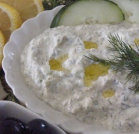 Tzatziki aux concombres