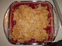 Croustade aux framboises